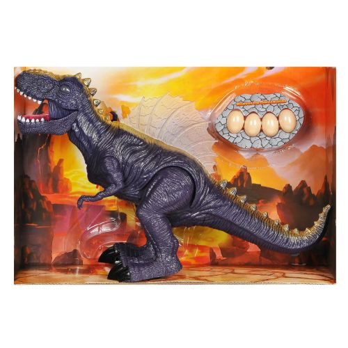 динозавр junfa темно-фиолетовый (движение, свет, звук, откладывает яйца) фото 2 Динозавр Junfa темно-фиолетовый (движение, свет, звук, откладывает яйца) фото 2