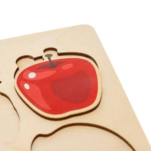 Игра развивающая деревянная Фрукты (21х21см) фото 4