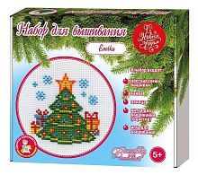 Набор для творчества Вышивка Елочка с пяльцами