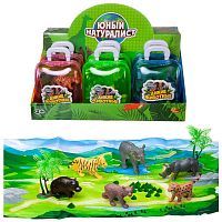 Игровой набор ABtoys Юный натуралист в чемоданчике "Животные" в дисплее 12шт