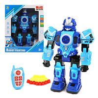 Робот р/у Боевой, 31 см, свет, звук, в комплекте: дротиков 8шт., эл.пит.АА*6шт.не вх.в комплект, в ассортименте