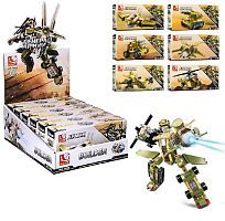 Конструктор Sluban серия Builder Генерал армии, 6 шт в дисплее, полимерные материалы