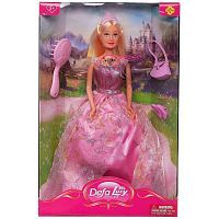 Кукла Defa Lucy Принцесса в розовом платье в наборе с игровыми предметами, 29 см