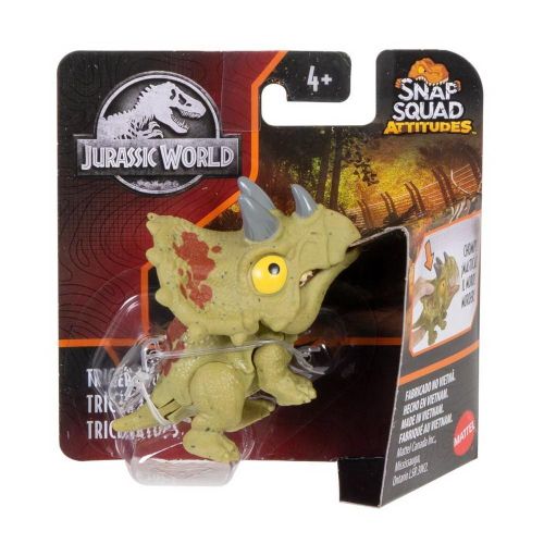 фигурка mattel jurrasic world сбежавшие динозаврики snap squad в ассортименте Фигурка Mattel Jurrasic World Сбежавшие динозаврики Snap Squad в ассортименте