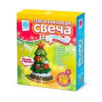 Набор для творчества Парафиновая свеча с подсвечником Ёлочка