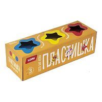 Тесто для лепки Пластишка Набор №18, 3 цвета по 80 гр