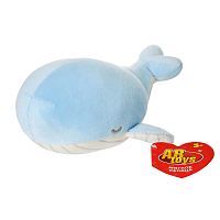 Мягкая игрушка Abtoys Supersoft. Кит синий, 13 см