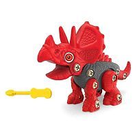 Конструктор-скрутка динозавр, отвертка, пакет