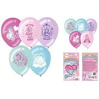 Шарики воздушные ND Play Единорог 30 см, 5 шт