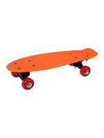 Скейтборд пластик 41 см, колеса PVC, крепления пластик, оранжевый