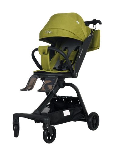 Прогулочная коляска QPLAY Qbook с поворотным сиденьем 360° оливковый 655168