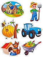 Развивающая игра Рыжий кот Весёлое обучение. На ферме, магнитная