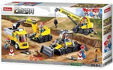 Конструктор SLUBAN Город M38-B0810 Спецтехника строительная