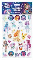 Набор для декорирования. Наклейки Паффи. Neo Stars