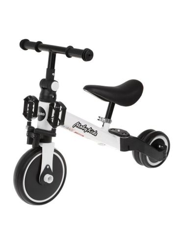 Беговел-велосипед трансформер 2 в 1 Moby Kids SuperJoy белый 649303 фото 3
