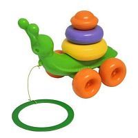 Пирамидка Улитка, 8 эл., в ассорт.