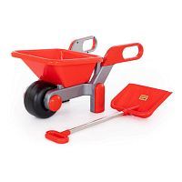 Игровой набор ПОЛЕСЬЕ №446: тачка №4, лопата №21