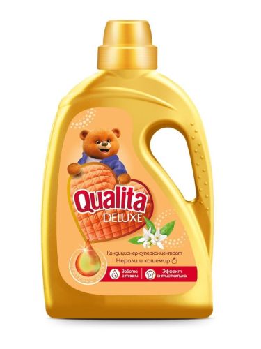 QUALITA DELUXE Кондиционер - концентрат для белья Нероли и Кашемир флакон 1200мл