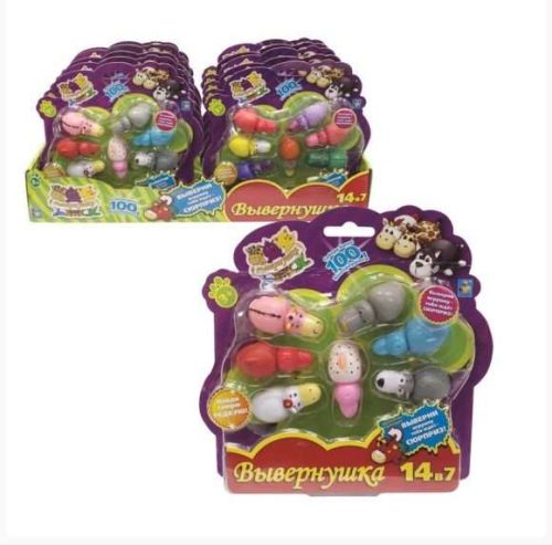 Игрушка Вывернушка 2в1 7 шт