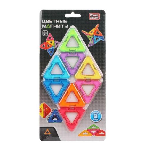 магнитный конструктор наша игрушка, 8 деталей Магнитный конструктор Наша игрушка, 8 деталей