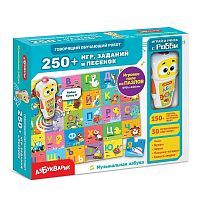 Игровой набор Азбукварик Говорящий обучающий робот Музыкальная азбука, белый