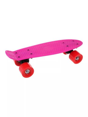Скейтборд пластиковый 41x12 см розовый 636247 фото 2