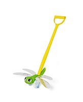 Каталка-игрушка Stellar Стрекоза (01954) зеленый/желтый/белый