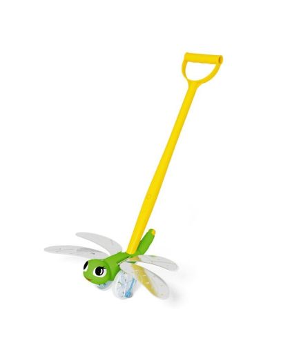 Каталка-игрушка Stellar Стрекоза (01954) зеленый/желтый/белый