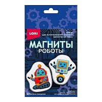Набор для творчества LORI Магниты из гипса Шустрые помощники