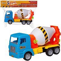 Машинка Junfa Строительная техника Бетономешалка с голубой кабиной