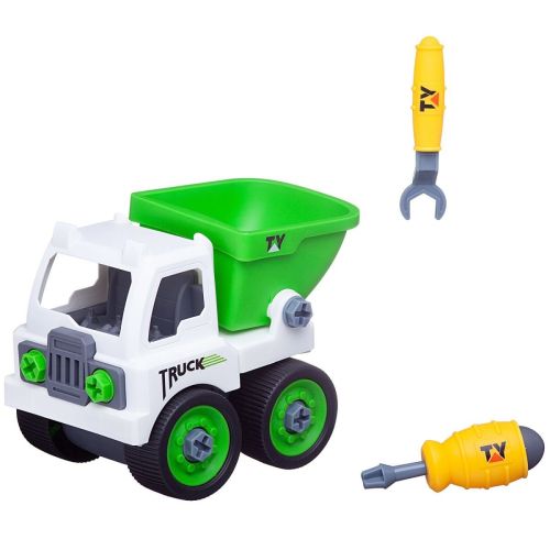 Машинка-конструктор "Собери сам "Грузовик", в чемоданчике фото 2