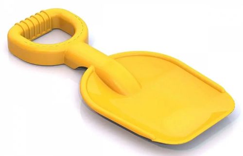 Лопата саперная 36 см желтая