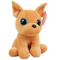 Мягкая игрушка Abtoys Собачка Чихуахуа бежевая, 15 см