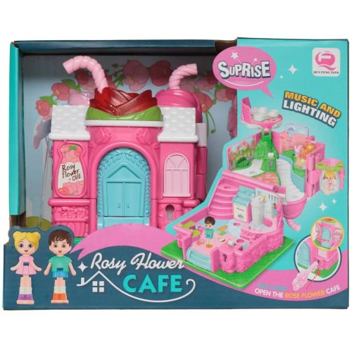 кукольный дом-трансформер junfa кафе на батарейках фото 8 Кукольный дом-трансформер Junfa Кафе на батарейках фото 8