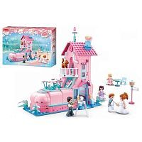 Конструктор серии Розовая мечта, 398 дет., кор.