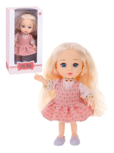 Кукла 15 см Little Milly в платье с длинными волосами 91033-1 фото 2