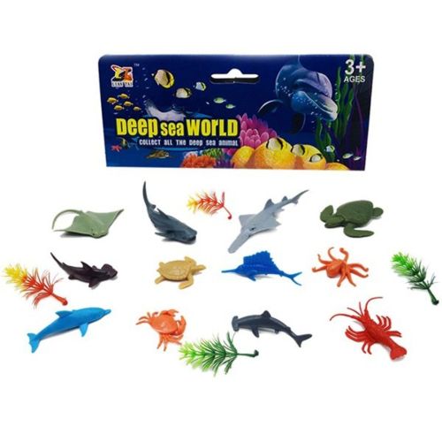 Набор морских обитателей, 16 предм., пакет