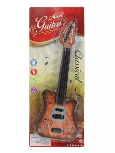 Игрушечная Гитара 28 см 4 струны в ассортименте 1316A фото 3