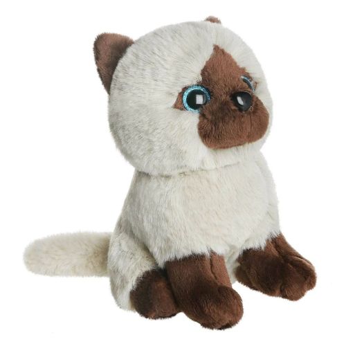 Мягкая игрушка ABtoys Домашние любимцы Кошка сиамская, 15см фото 3