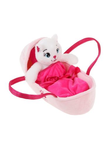 Мягкая игрушка Fluffy Family Котенок в переноске 682306
