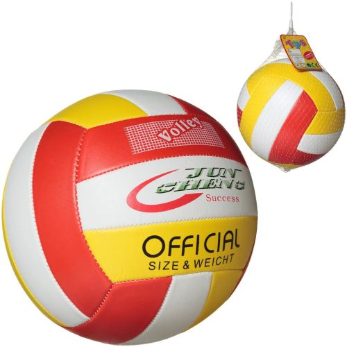 мяч волейбольный junfa красно-бело-желтый 22 см фото 3 Мяч волейбольный Junfa красно-бело-желтый 22 см фото 3