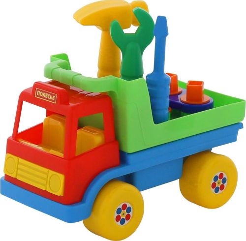 Автомобиль Техпомощь с инструментами (в сеточке) 26 см