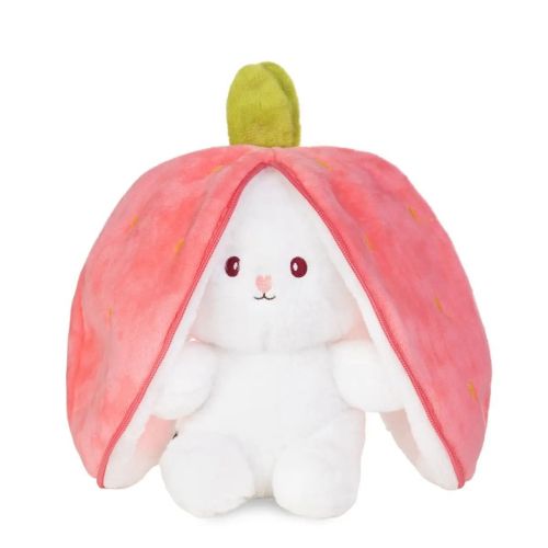 Мягкая Игрушка MAXITOYS Зайка в Клубнике 15 см