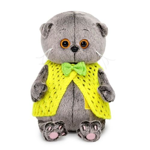 Басик BABY в вязаном жилете 20 см