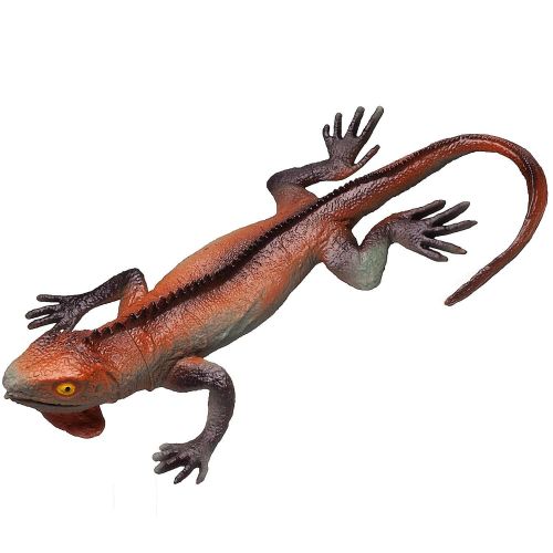 фигурка игровая junfa ящерица коричневая с черными полосами фото 3 Фигурка игровая Junfa Ящерица коричневая с черными полосами фото 3