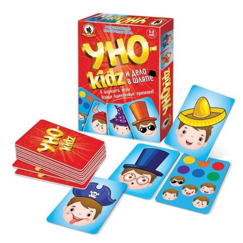 Карточная игра УНОkidz Дело в шляпе, 54 карточки