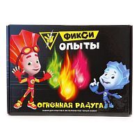 Набор Юный Химик Фикси опыты Огненная радуга