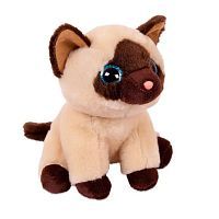 Мягкая игрушка Abtoys Домашние любимцы. Кот сиамский, 21 см
