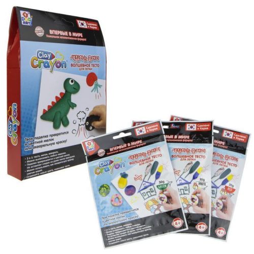 Набор тесто-мелков "Динозавр"