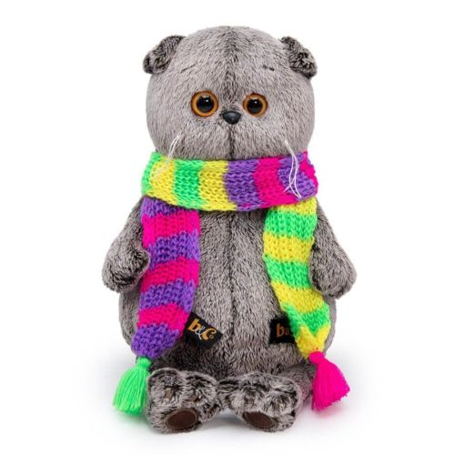 басик в ярком шарфе 19 см Басик в ярком шарфе 19 см